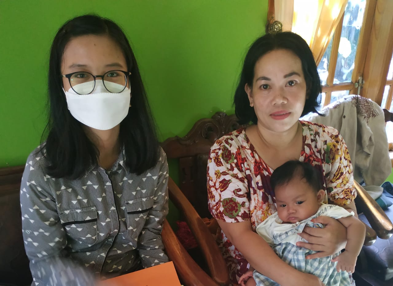 Kunjungan Terakhir dengan Ibu Sahariah dan Adek Dzakilah Naura